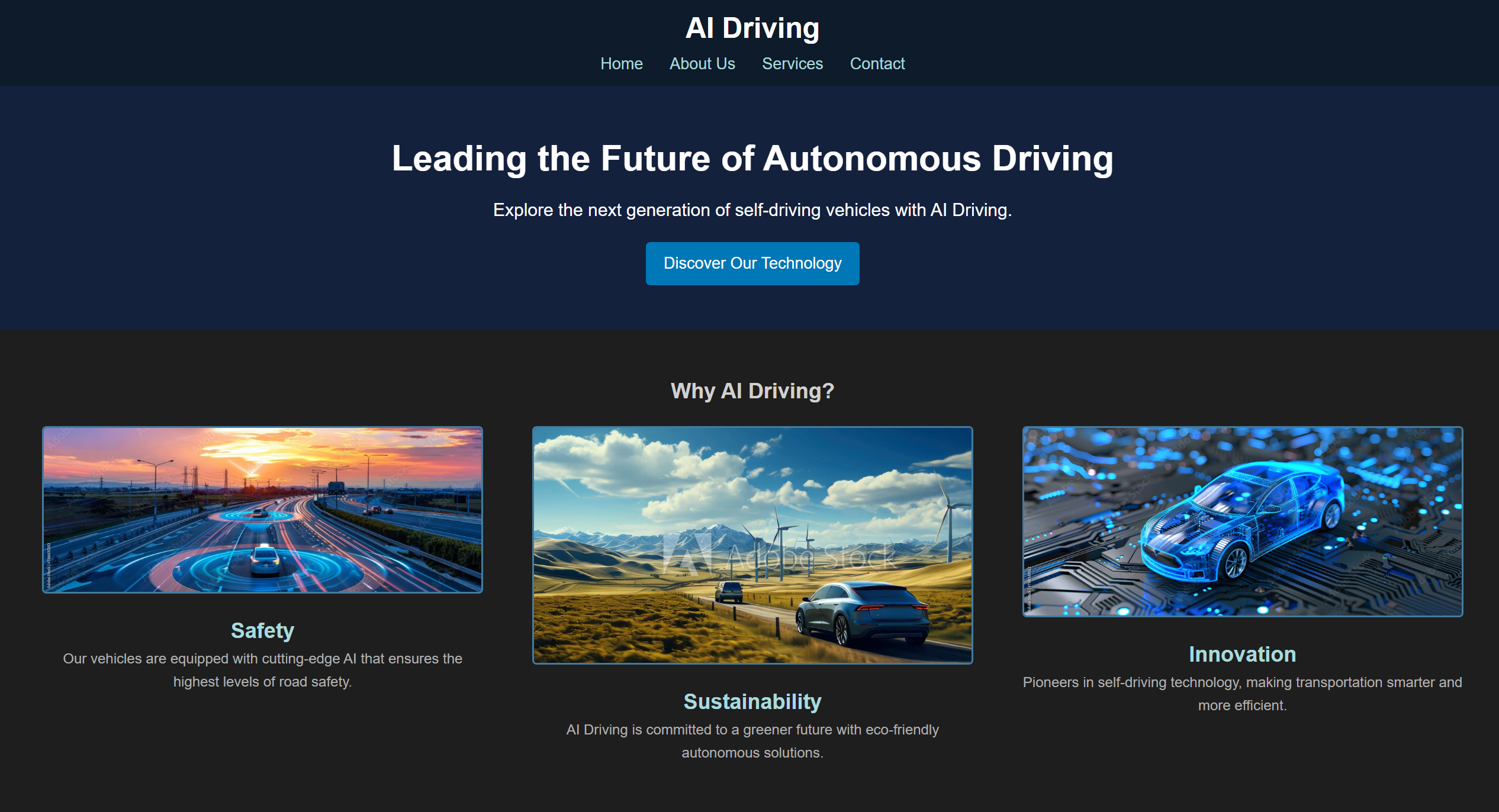 AI Driving — design overview