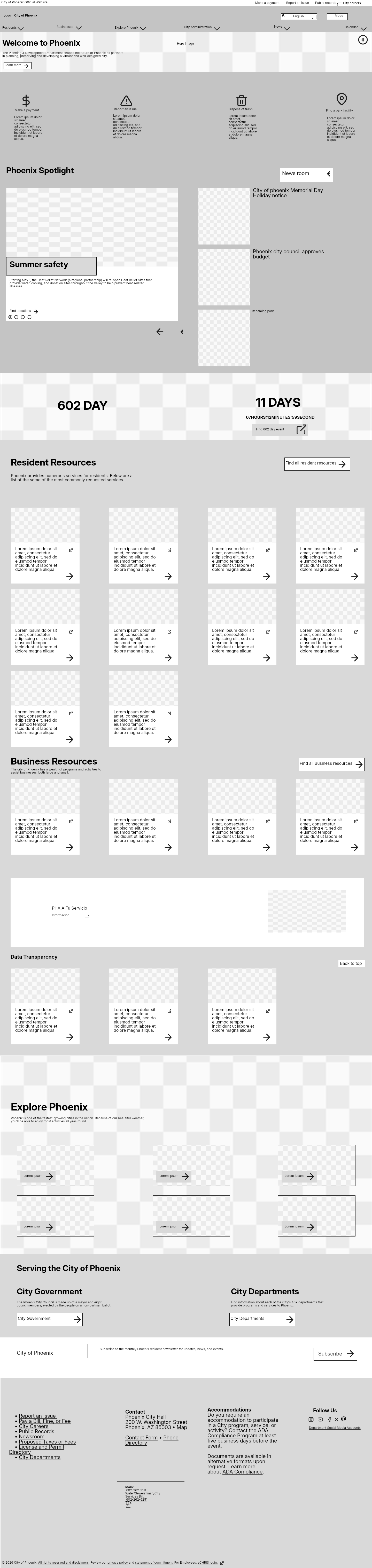 City of Phoenix — design overview
